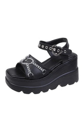 Gothic Lolita Summer Sandals